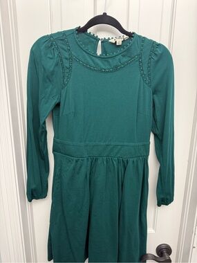 Women’s Emerald Green Long Sleeve Dress